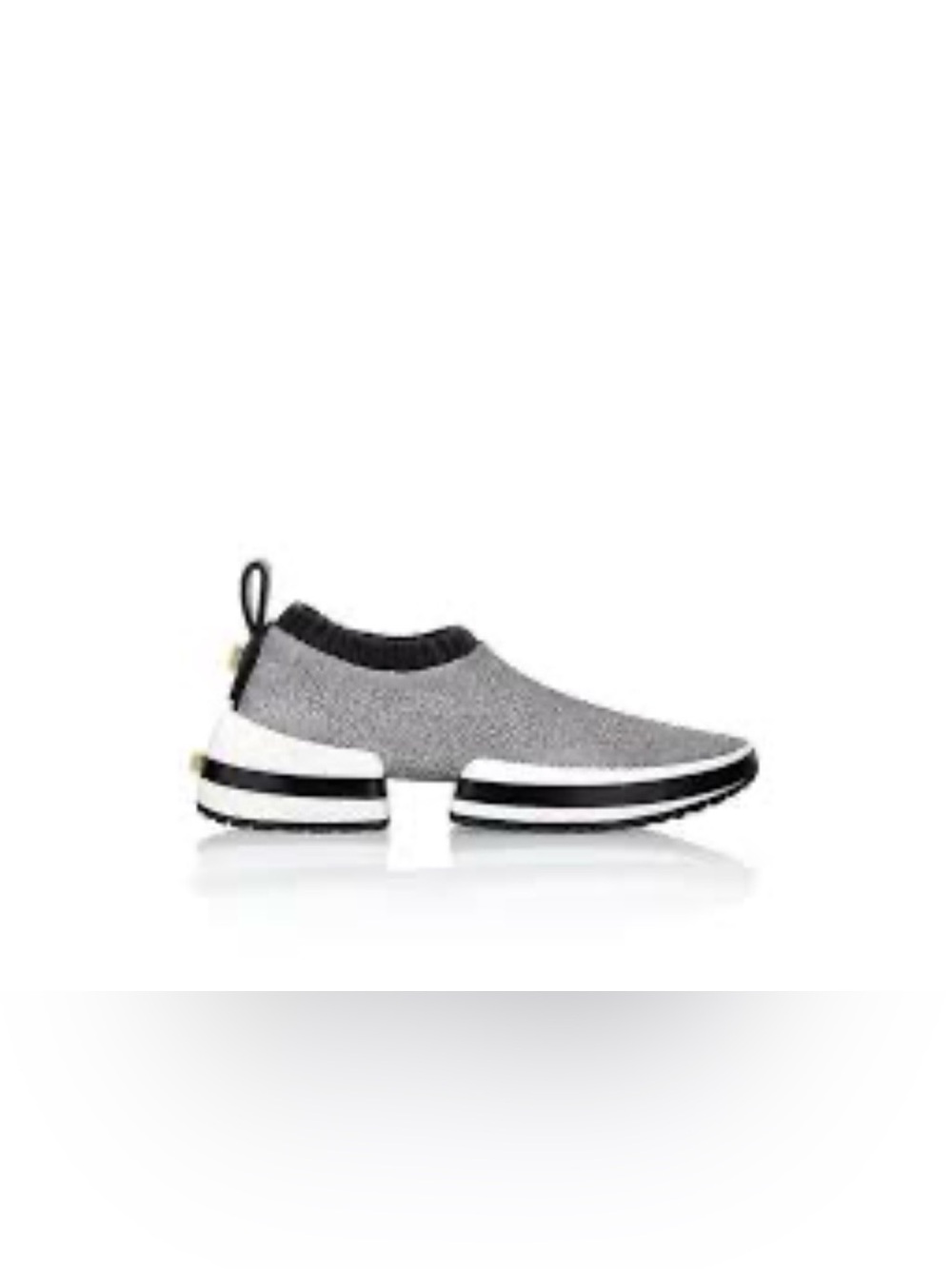 Stuart Weitzman "The SW-612" Silver Tin size 10
